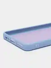 Синий чехол на Tecno Camon 19 Pro, с защитой камеры и бархатом внутри