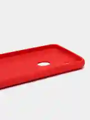 Красный чехол для Tecno Spark 8C / Tecno Go 2022, с защитой камеры и бархатом внутри