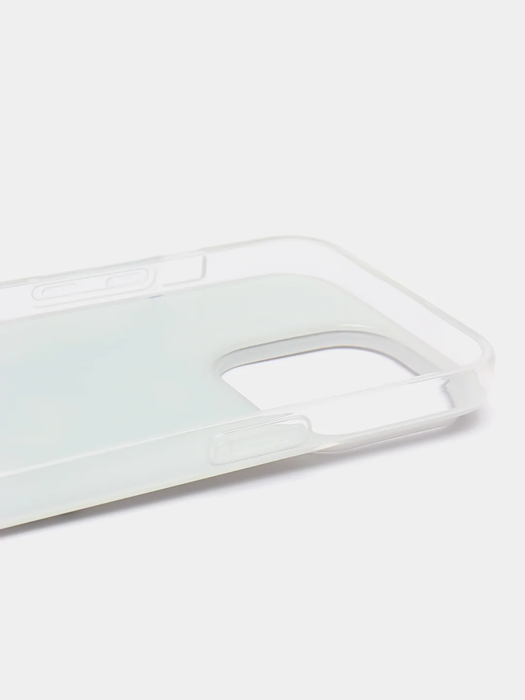 Серый силиконовый чехол для Apple iPhone 14 Pro / Айфон 14 Про с рисунком, защита камеры