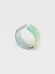 Голубой кольцо акриловое