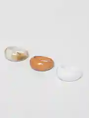 Белый набор колец