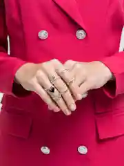Серебряный набор колец