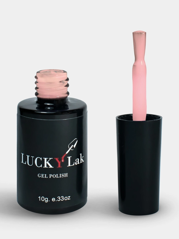 Гель лак для ногтей LuckyLak Edition №04, 10g розовый светлый нежный лак для маникюра