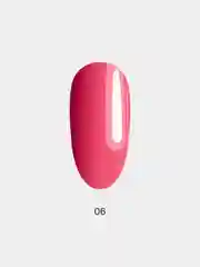 Гель лак, гель-лак для ногтей LuckyLak Edition №06, 10g розовый ягодный для маникюра