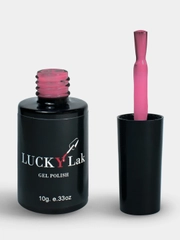 Гель лак, гель-лак для ногтей LuckyLak Edition №07, 10g светлый розовый нюдовый френч