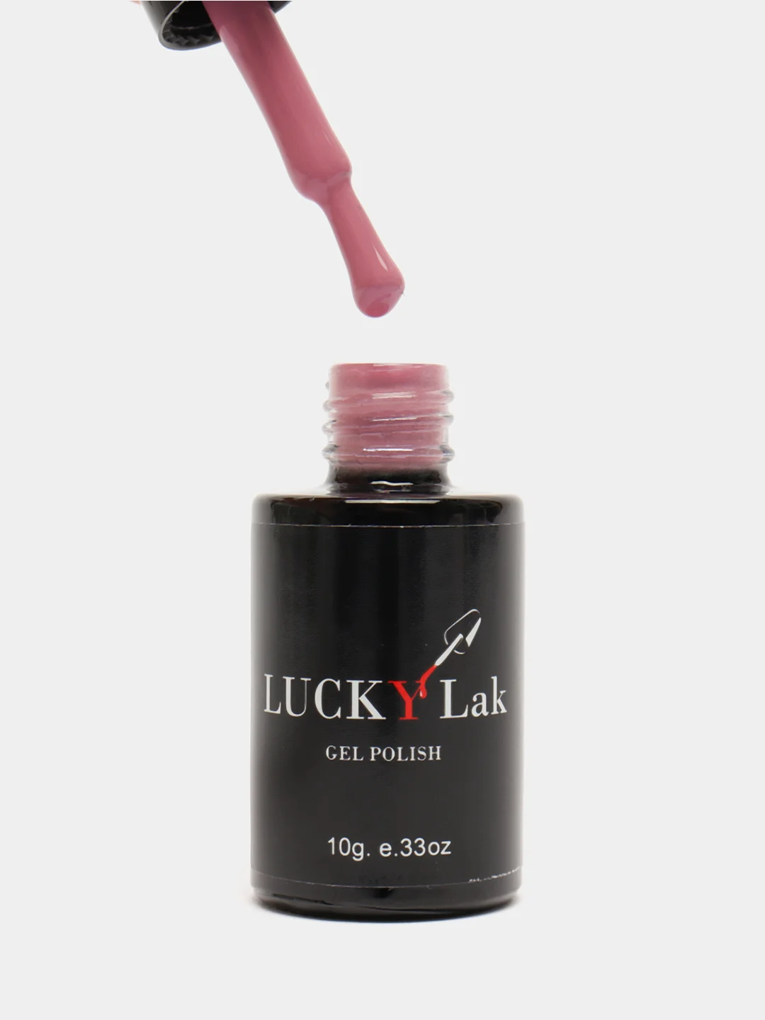 Гель лак для ногтей LuckyLak Edition №13, 10g нежно розовый нюд натуральный для маникюра