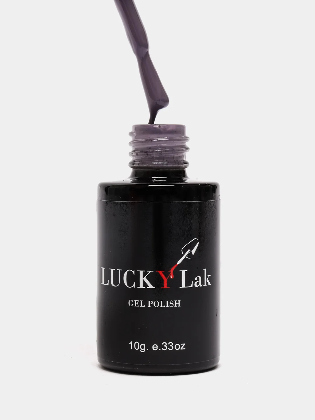 Гель лак для ногтей LuckyLak Edition №16, 10g серый для маникюра и педикюра