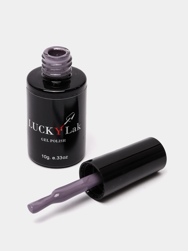 Гель лак для ногтей LuckyLak Edition №16, 10g серый для маникюра и педикюра