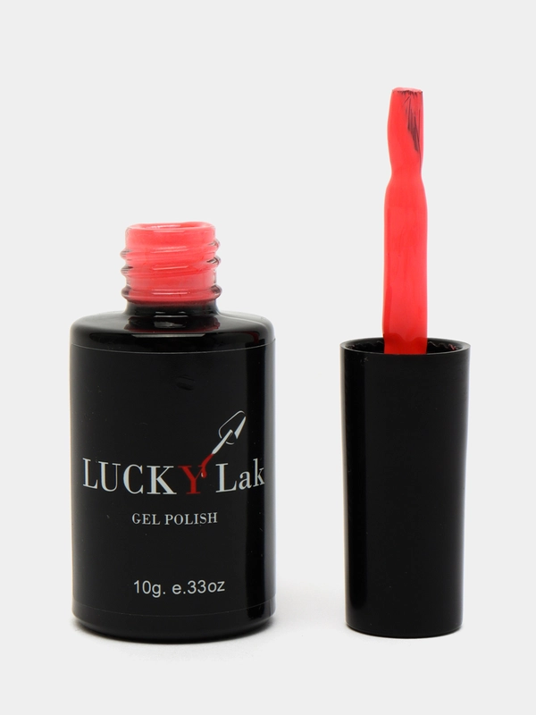 Гель лак для ногтей LuckyLak Edition №17, 10g коралловый лак для маникюра педикюра