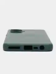 Черный чехол на Tecno Camon 19 Pro, с защитой камеры и бархатом внутри