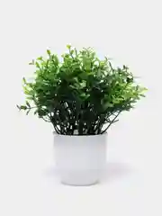 Лавандовый искусственный цветок в горшке