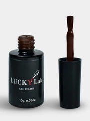 Гель-лак для ногтей LuckyLak Edition №24, 10 g, коричневый лак для маникюра и педикюра
