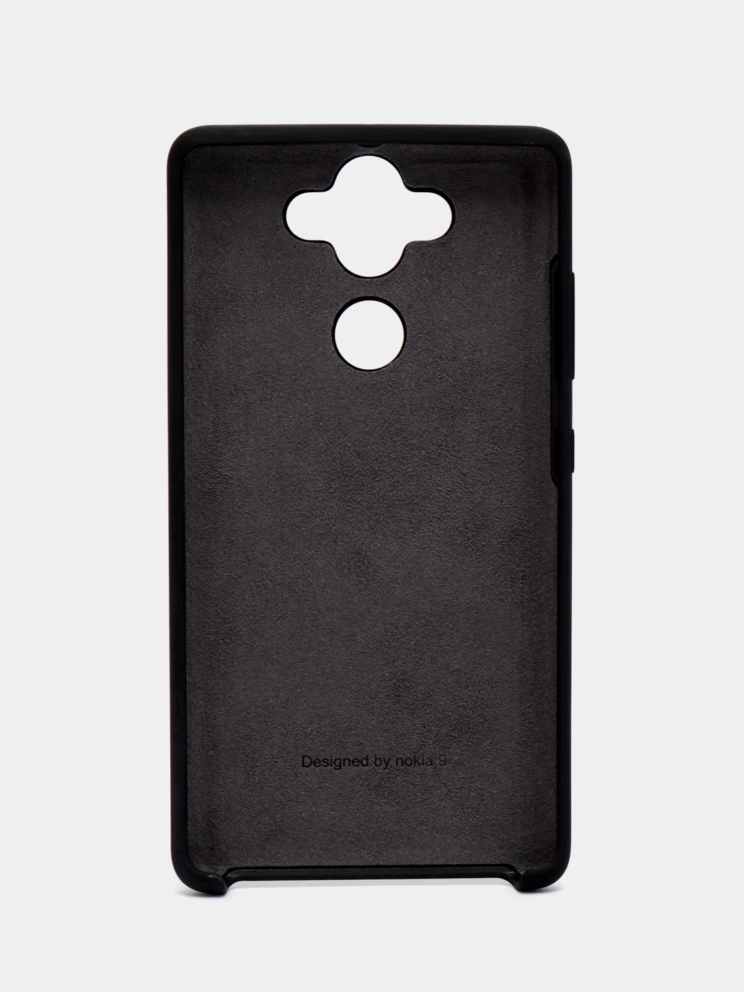 Черный чехол силиконовый Silicone Cover Case для Nokia 9