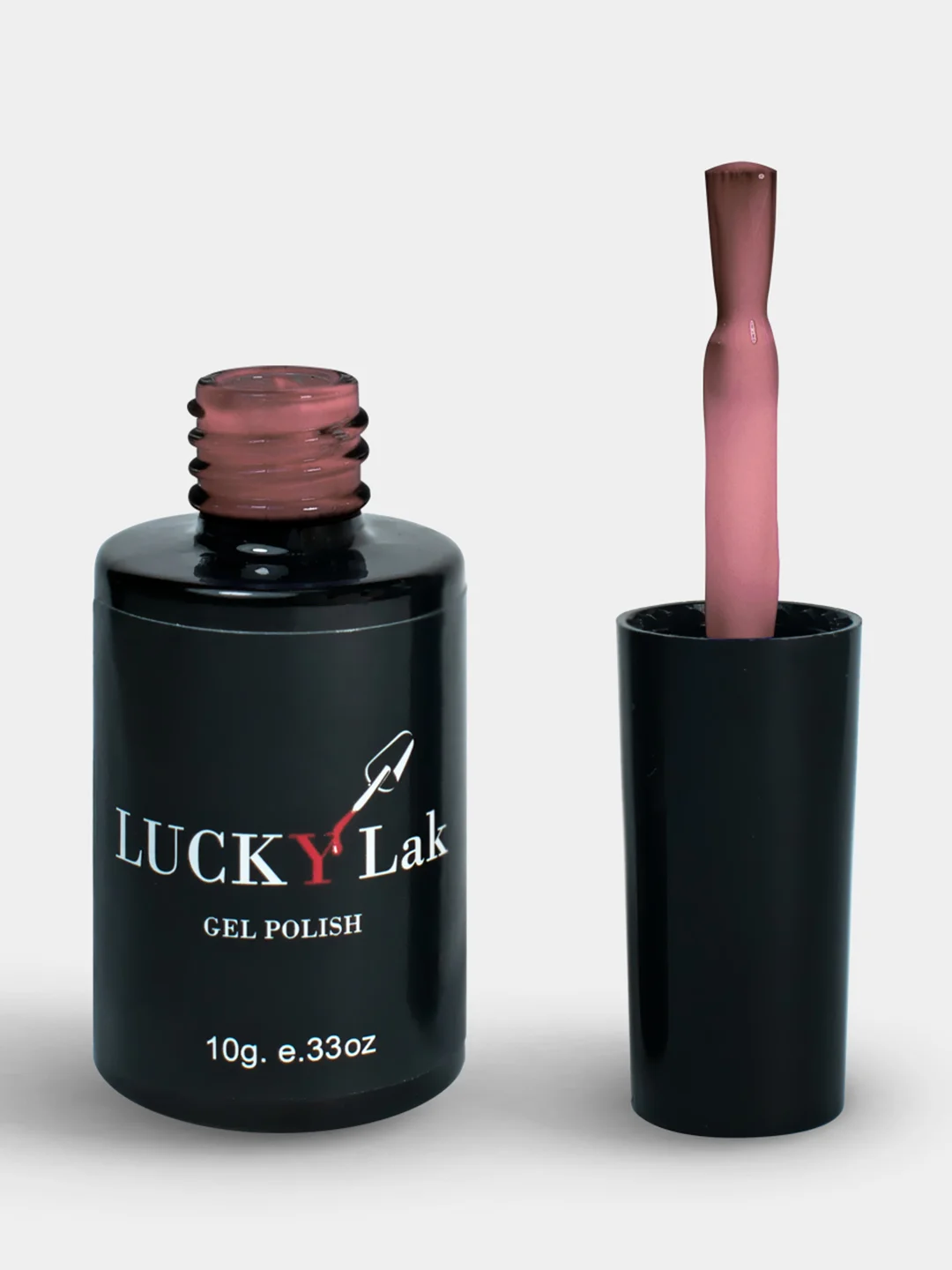 Гель-лак для ногтей LuckyLak Edition №28, 10 г, розовый, натуральный френч для маникюра