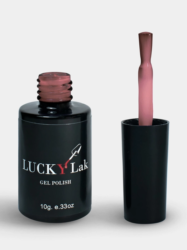 Гель-лак для ногтей LuckyLak Edition №28, 10 г, розовый, натуральный френч для маникюра