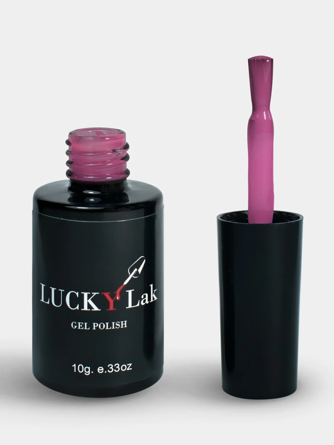 Гель лак, гель-лак для ногтей LuckyLak, Edition №29, 10g фуксия розовый для маникюра