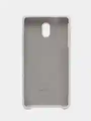 Белый чехол силиконовый Silicone Cover Case для Nokia 3