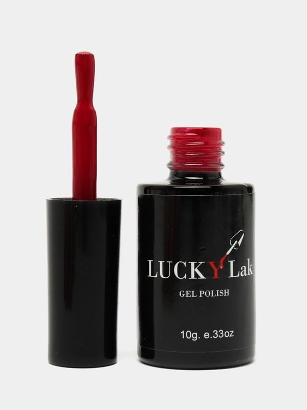 Гель-лак для ногтей LuckyLak, Edition №32, 10g, красный, розовато-ягодный оттенок