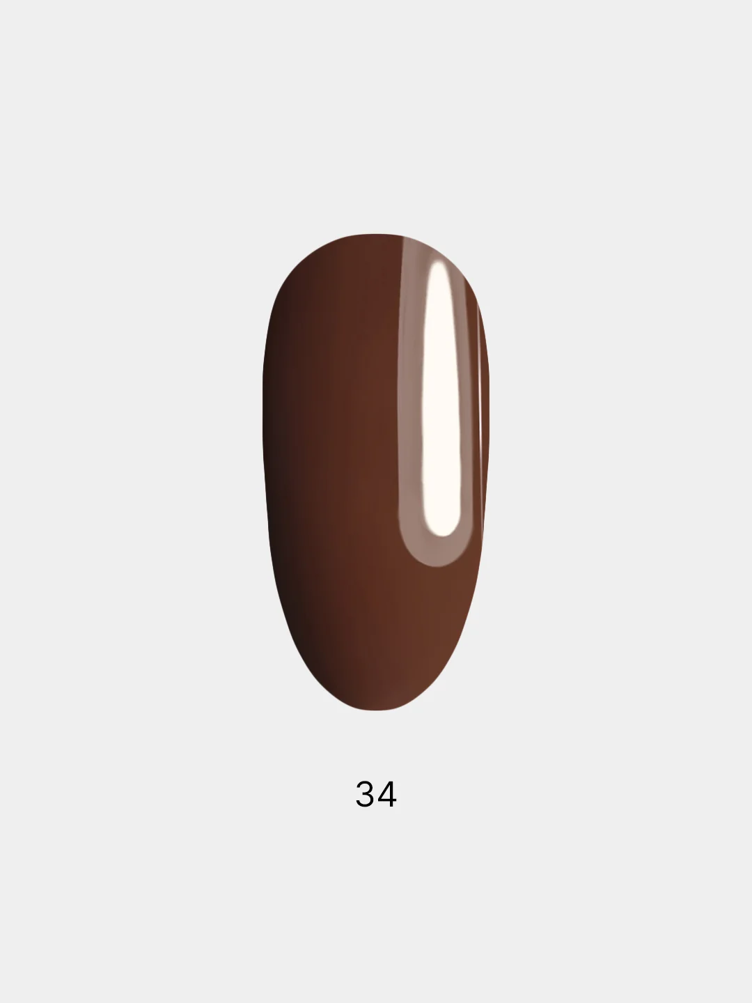 Гель лак для ногтей LuckyLak, Edition №34, 10g коричневый для маникюра и педикюра