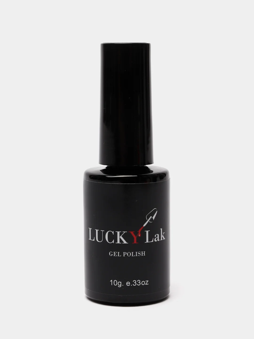 Гель лак для ногтей LuckyLak Edition №36, 10g серый антрацит асфальт для маникюра