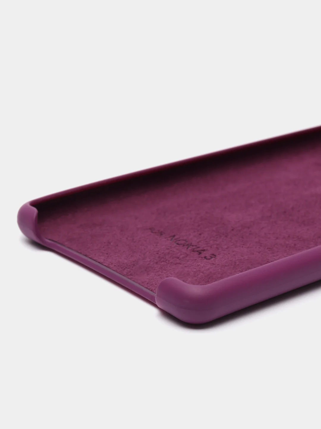 Пурпурный чехол силиконовый Silicone Cover Case для Nokia 3