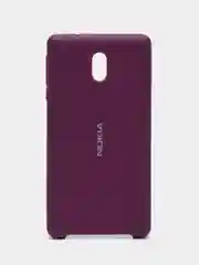 Пурпурный чехол силиконовый Silicone Cover Case для Nokia 3