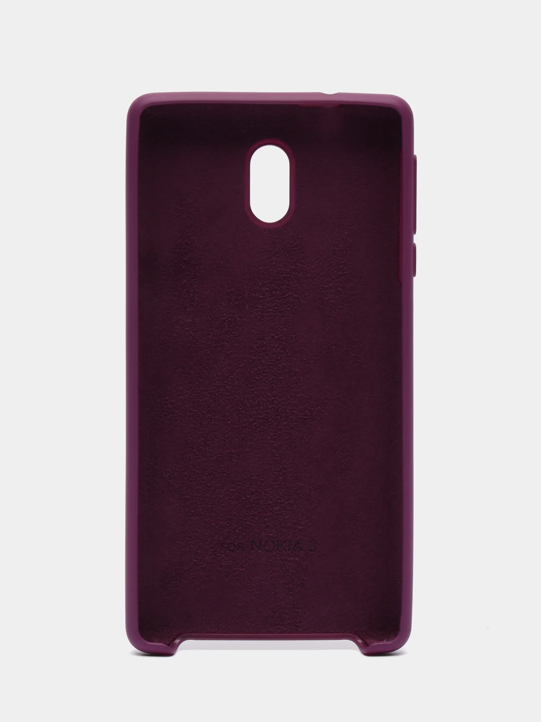 Пурпурный чехол силиконовый Silicone Cover Case для Nokia 3