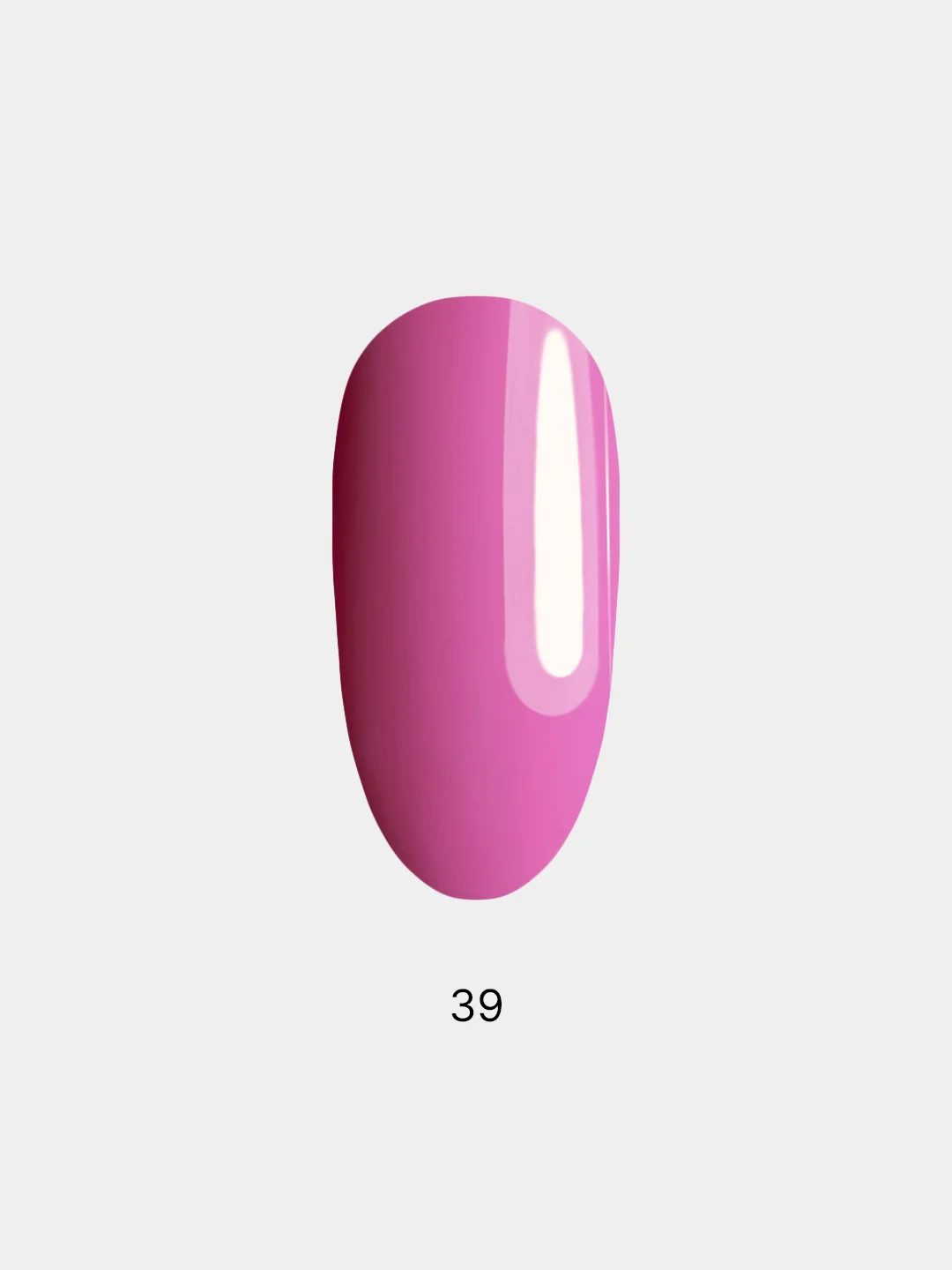 Гель лак для ногтей LuckyLak Edition №39, 10g светлая фуксия лак для маникюра и педикюра