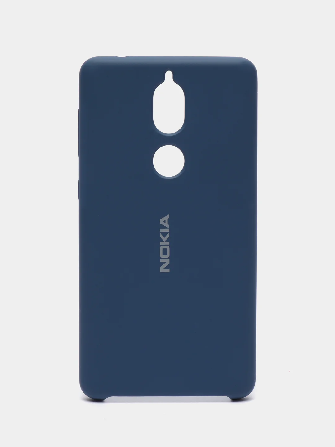 Темно-синий чехол силиконовый Silicone Cover Case для Nokia 7