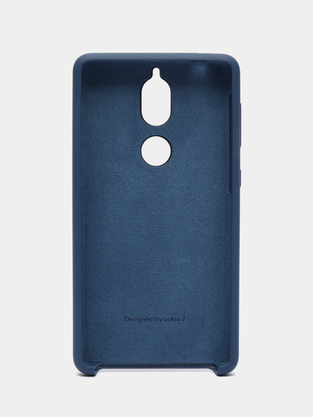 Темно-синий чехол силиконовый Silicone Cover Case для Nokia 7