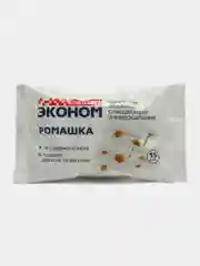 Влажные салфетки Эконом smart "Ромашка", 15 штук