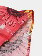Кораллово-розовый полотенце кухонное, вафельное 1 шт, 40х75 см, 100% хлопок
