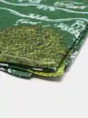 Зеленый полотенце кухонное, вафельное 1 шт, 40х75 см, 100% хлопок