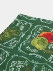 Зеленый полотенце кухонное, вафельное 1 шт, 40х75 см, 100% хлопок