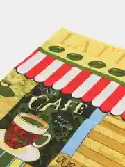 Светло-жёлтый полотенце кухонное, вафельное 1 шт, 40х75 см, 100% хлопок