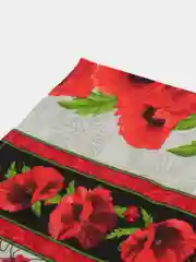 Багровый полотенце кухонное, вафельное 1 шт, 40х75 см, 100% хлопок