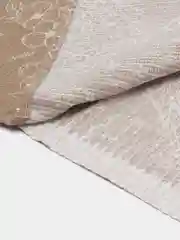 Бежевый полотенце кухонное, вафельное 1 шт, 40х75 см, 100% хлопок