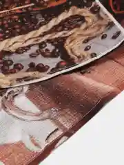 Тёмно-коричневый полотенце кухонное, вафельное 1 шт, 40х75 см, 100% хлопок