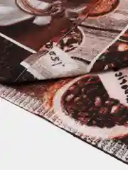 Тёмно-коричневый полотенце кухонное, вафельное 1 шт, 40х75 см, 100% хлопок