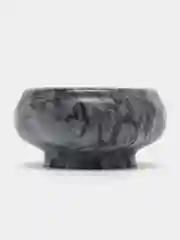 Черный ступка с пестиком 9*4,5 см, для измельчения, мрамор