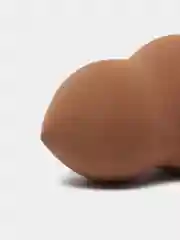 Коричневый спонж губка для макияжа