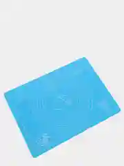 Голубой коврик для раскатки теста / силиконовый коврик 65*45