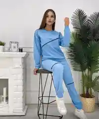 Ледяной женский спортивный костюм: свитшот и штаны