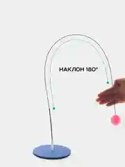 Красный компактный тренажер для настольного тенниса. Пинг понг тренажер для отработки точности