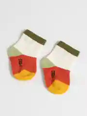 Молочный носочки хлопковые, 0-5 месяцев