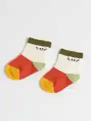 Молочный носочки хлопковые, 0-5 месяцев