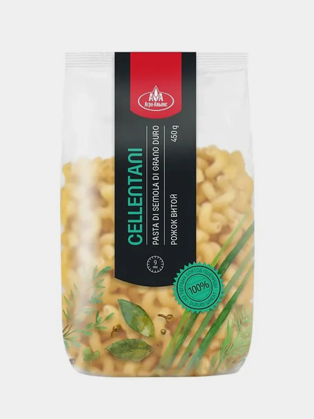 Макаронные изделия Агро-Альянс Celentani / Рожок витой, 450г