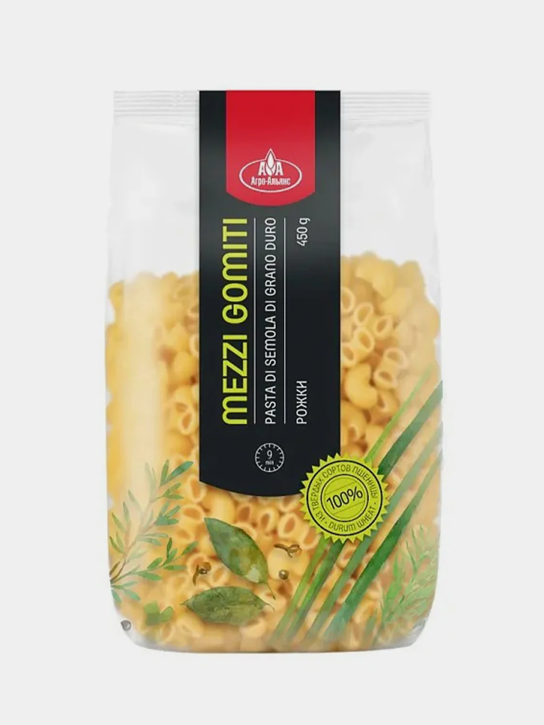 Макаронные изделия Агро-Альянс Mezzi Gomiti / Рожки, 450г