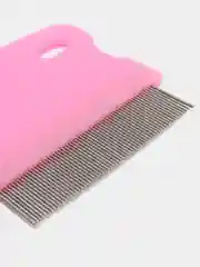 Розовый расчёска для шерсти, малая