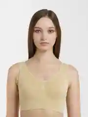 Бежевый топ женский